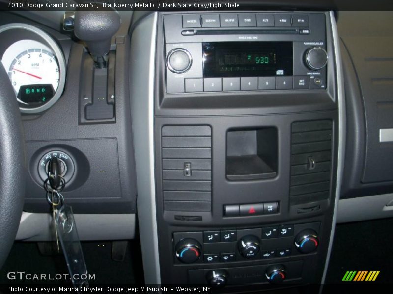 Blackberry Metallic / Dark Slate Gray/Light Shale 2010 Dodge Grand Caravan SE