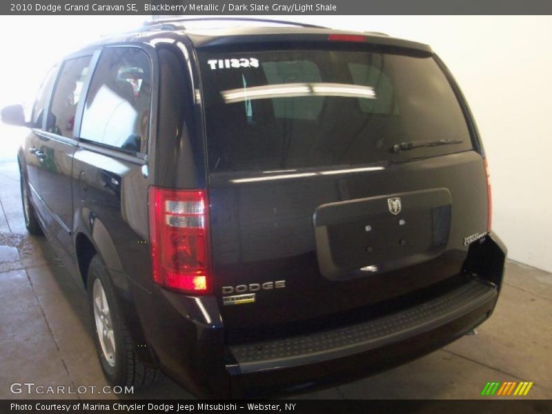 Blackberry Metallic / Dark Slate Gray/Light Shale 2010 Dodge Grand Caravan SE