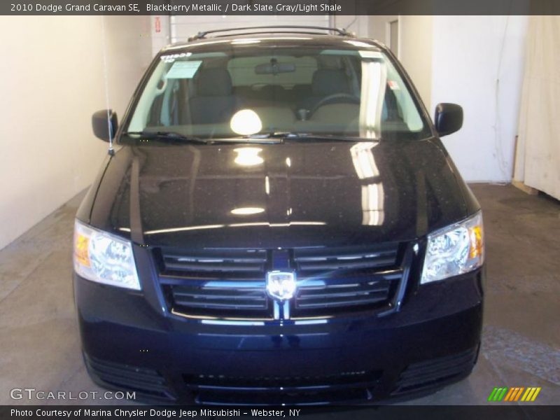Blackberry Metallic / Dark Slate Gray/Light Shale 2010 Dodge Grand Caravan SE