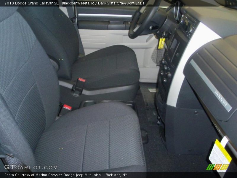 Blackberry Metallic / Dark Slate Gray/Light Shale 2010 Dodge Grand Caravan SE