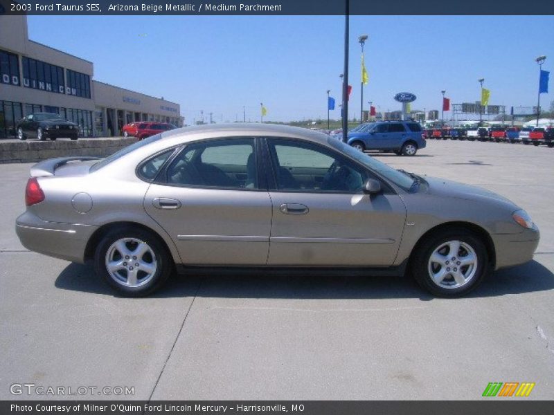 Arizona Beige Metallic / Medium Parchment 2003 Ford Taurus SES