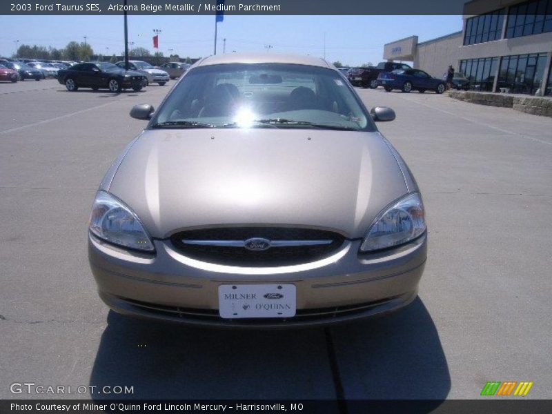 Arizona Beige Metallic / Medium Parchment 2003 Ford Taurus SES