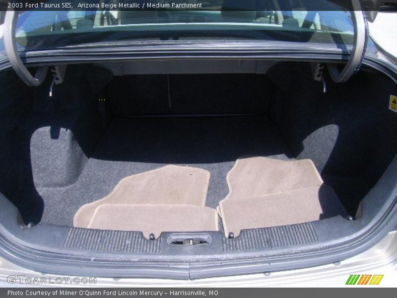 Arizona Beige Metallic / Medium Parchment 2003 Ford Taurus SES