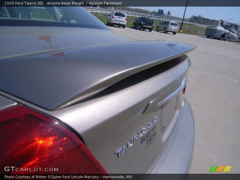 Arizona Beige Metallic / Medium Parchment 2003 Ford Taurus SES