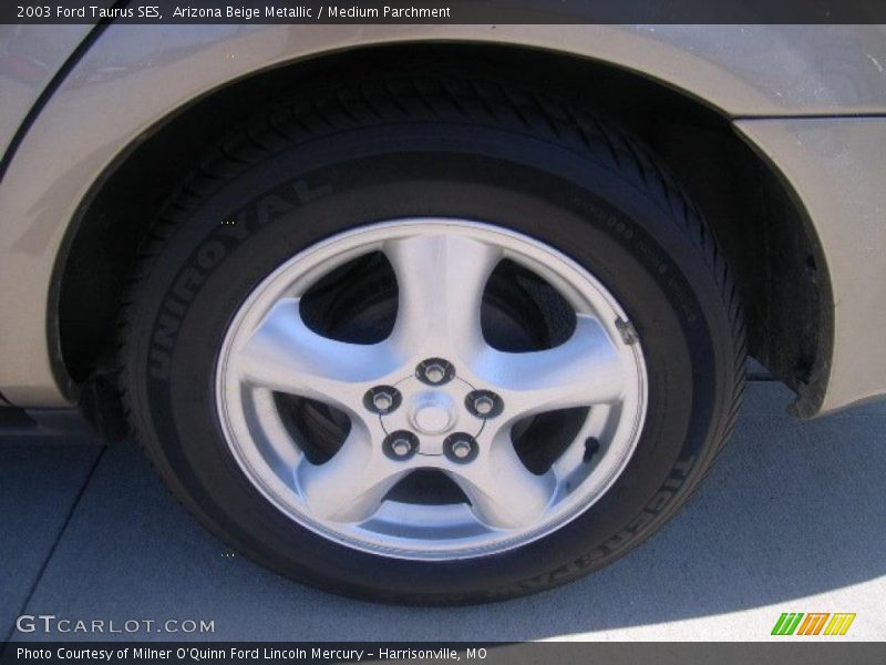 Arizona Beige Metallic / Medium Parchment 2003 Ford Taurus SES