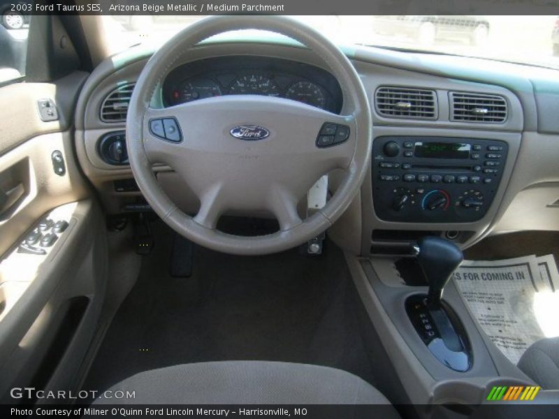 Arizona Beige Metallic / Medium Parchment 2003 Ford Taurus SES