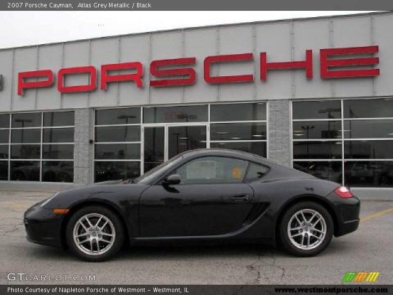 Atlas Grey Metallic / Black 2007 Porsche Cayman