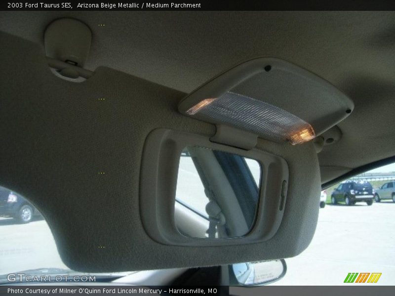 Arizona Beige Metallic / Medium Parchment 2003 Ford Taurus SES