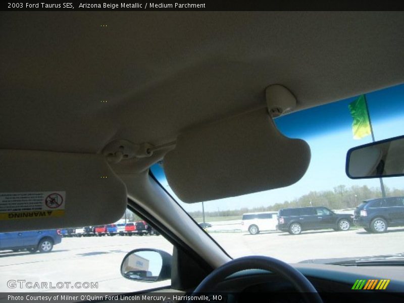 Arizona Beige Metallic / Medium Parchment 2003 Ford Taurus SES