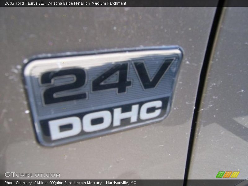 Arizona Beige Metallic / Medium Parchment 2003 Ford Taurus SES