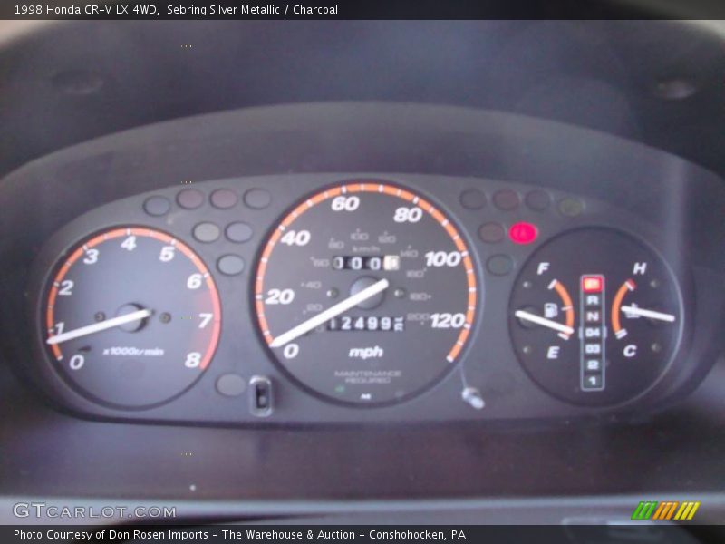 Sebring Silver Metallic / Charcoal 1998 Honda CR-V LX 4WD