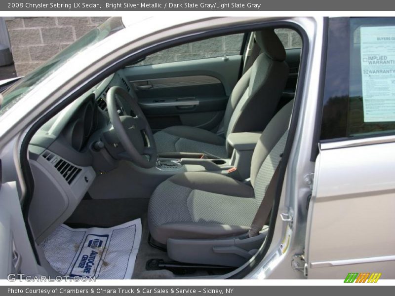 Bright Silver Metallic / Dark Slate Gray/Light Slate Gray 2008 Chrysler Sebring LX Sedan