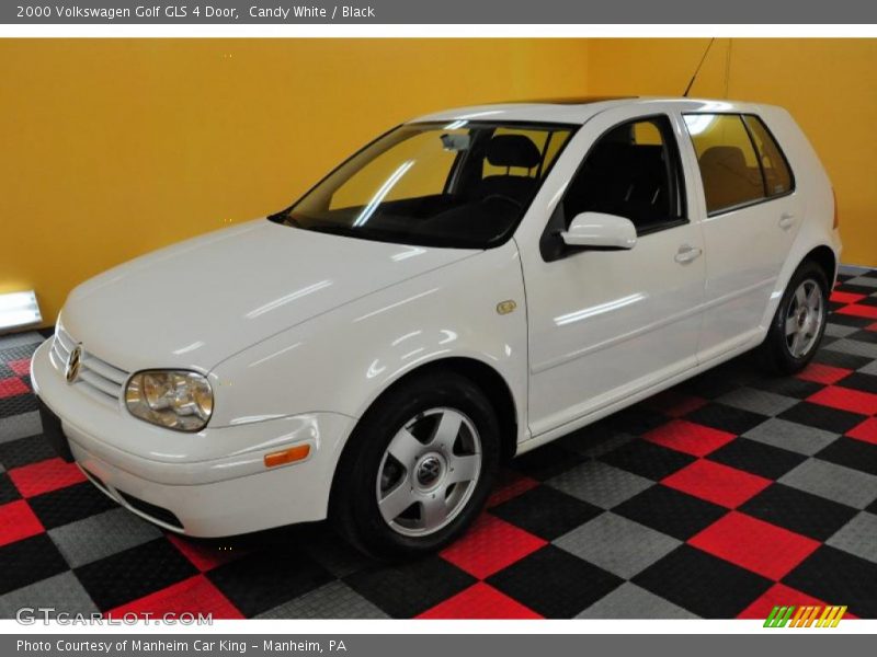 Candy White / Black 2000 Volkswagen Golf GLS 4 Door