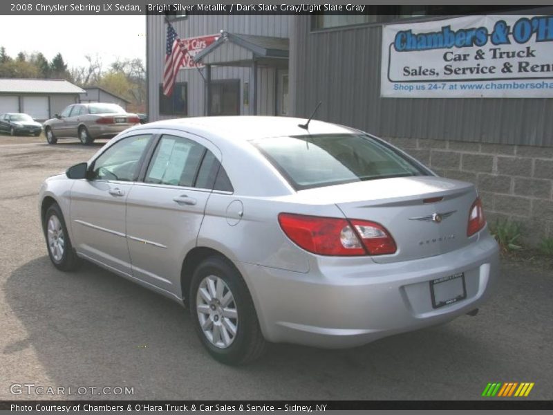 Bright Silver Metallic / Dark Slate Gray/Light Slate Gray 2008 Chrysler Sebring LX Sedan