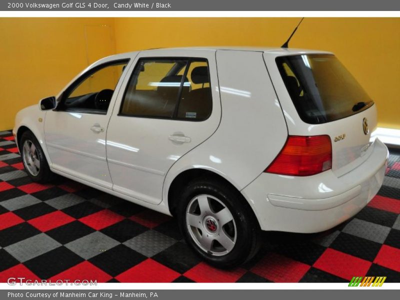 Candy White / Black 2000 Volkswagen Golf GLS 4 Door