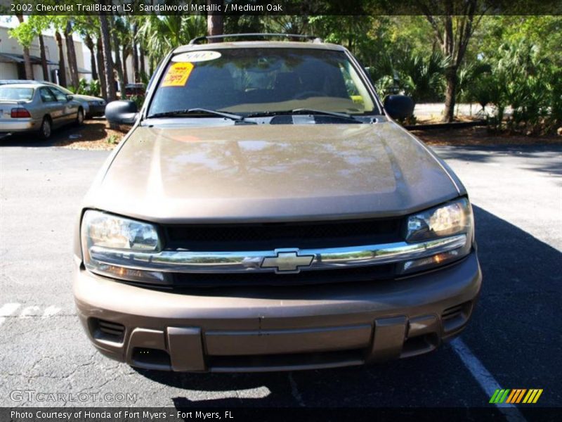 Sandalwood Metallic / Medium Oak 2002 Chevrolet TrailBlazer LS