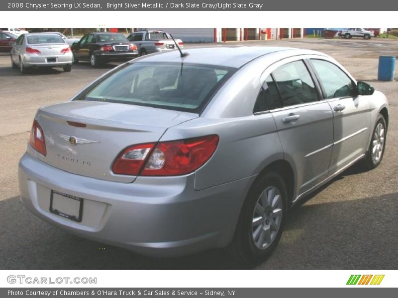 Bright Silver Metallic / Dark Slate Gray/Light Slate Gray 2008 Chrysler Sebring LX Sedan