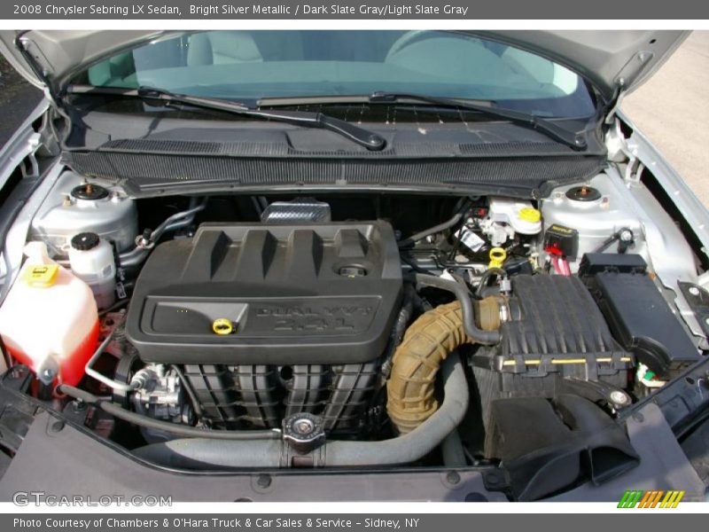 Bright Silver Metallic / Dark Slate Gray/Light Slate Gray 2008 Chrysler Sebring LX Sedan