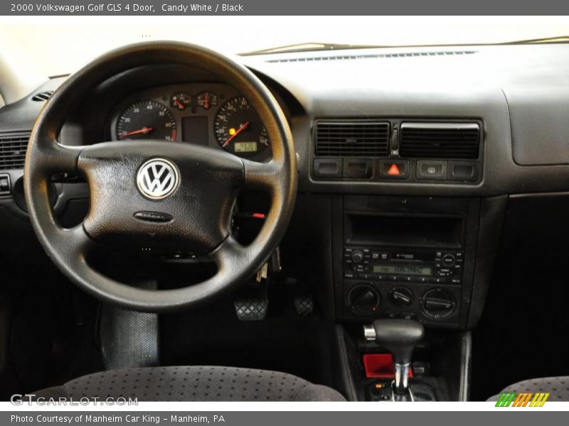 Candy White / Black 2000 Volkswagen Golf GLS 4 Door