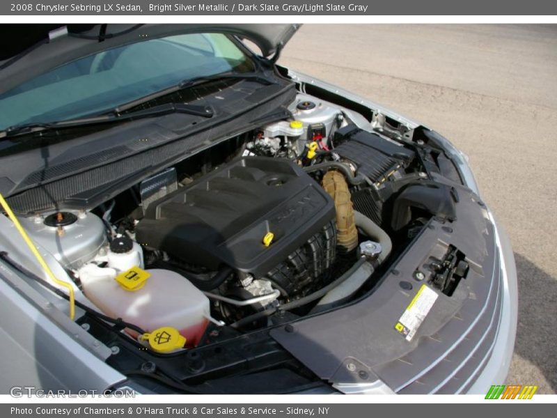Bright Silver Metallic / Dark Slate Gray/Light Slate Gray 2008 Chrysler Sebring LX Sedan