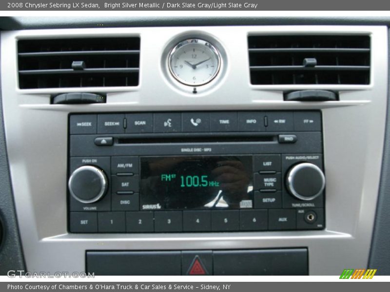 Bright Silver Metallic / Dark Slate Gray/Light Slate Gray 2008 Chrysler Sebring LX Sedan