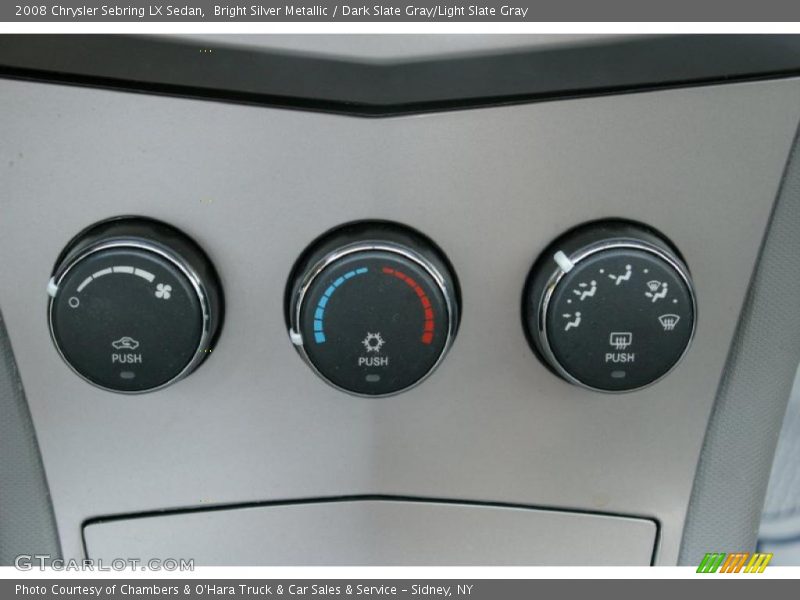 Bright Silver Metallic / Dark Slate Gray/Light Slate Gray 2008 Chrysler Sebring LX Sedan