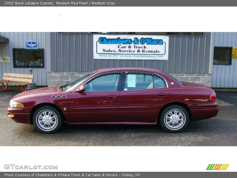 Medium Red Pearl / Medium Gray 2002 Buick LeSabre Custom