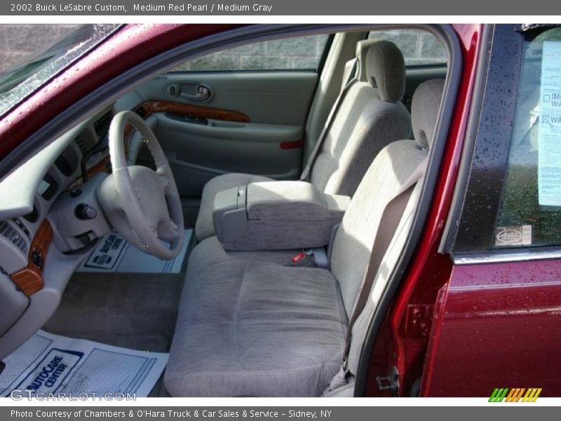 Medium Red Pearl / Medium Gray 2002 Buick LeSabre Custom