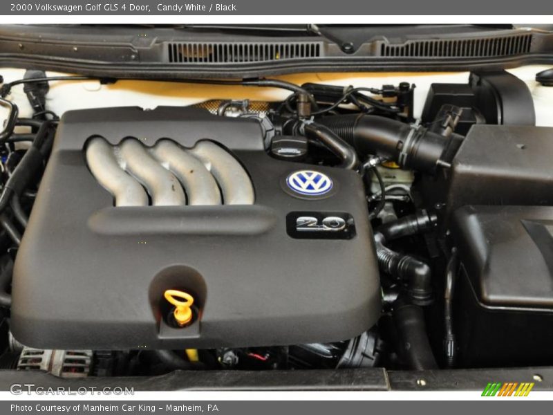 Candy White / Black 2000 Volkswagen Golf GLS 4 Door