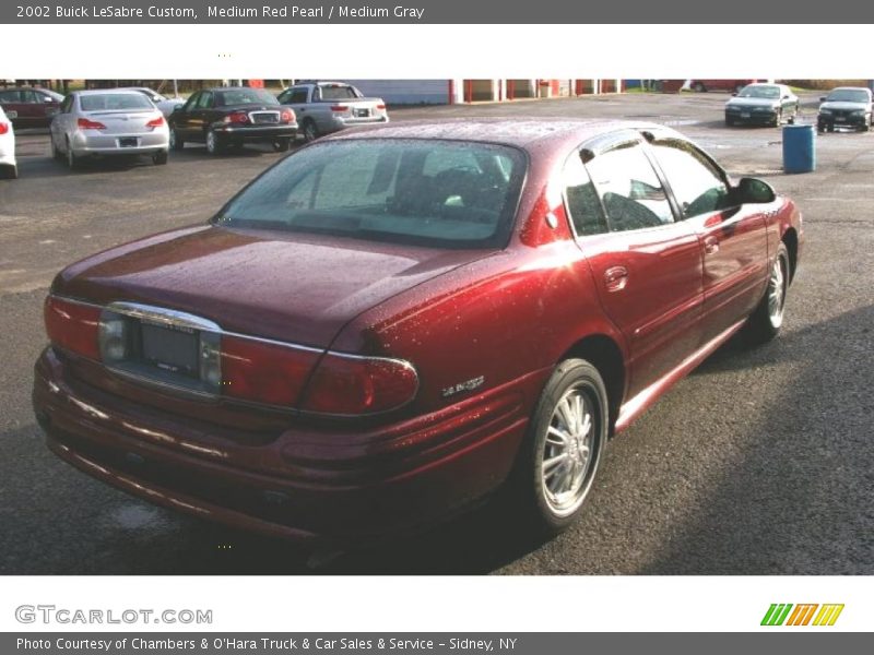 Medium Red Pearl / Medium Gray 2002 Buick LeSabre Custom