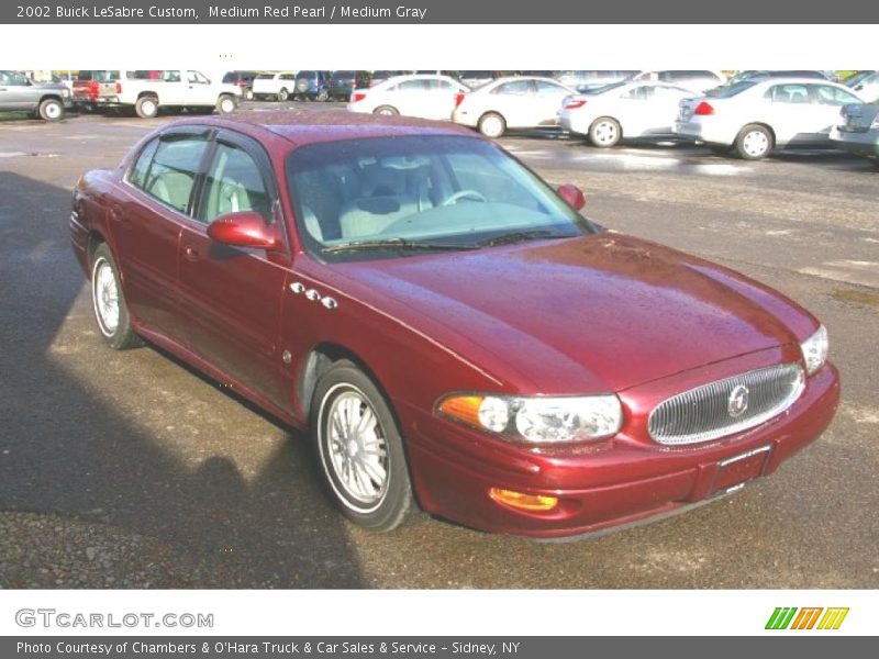 Medium Red Pearl / Medium Gray 2002 Buick LeSabre Custom