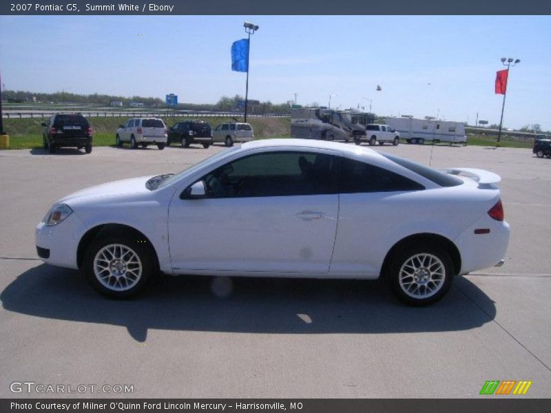 Summit White / Ebony 2007 Pontiac G5