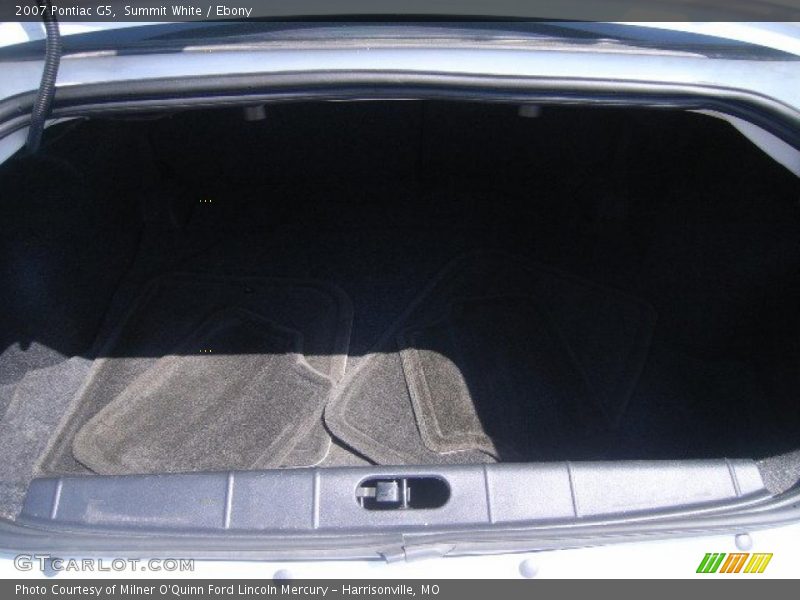 Summit White / Ebony 2007 Pontiac G5
