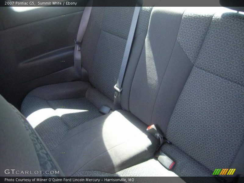 Summit White / Ebony 2007 Pontiac G5