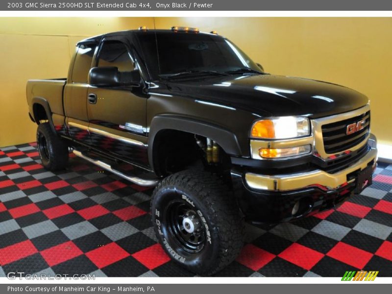 Onyx Black / Pewter 2003 GMC Sierra 2500HD SLT Extended Cab 4x4
