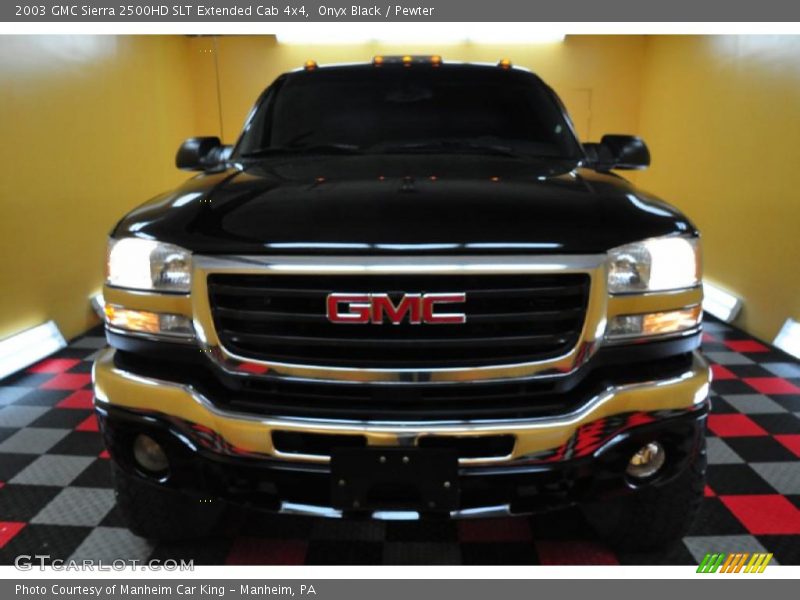 Onyx Black / Pewter 2003 GMC Sierra 2500HD SLT Extended Cab 4x4