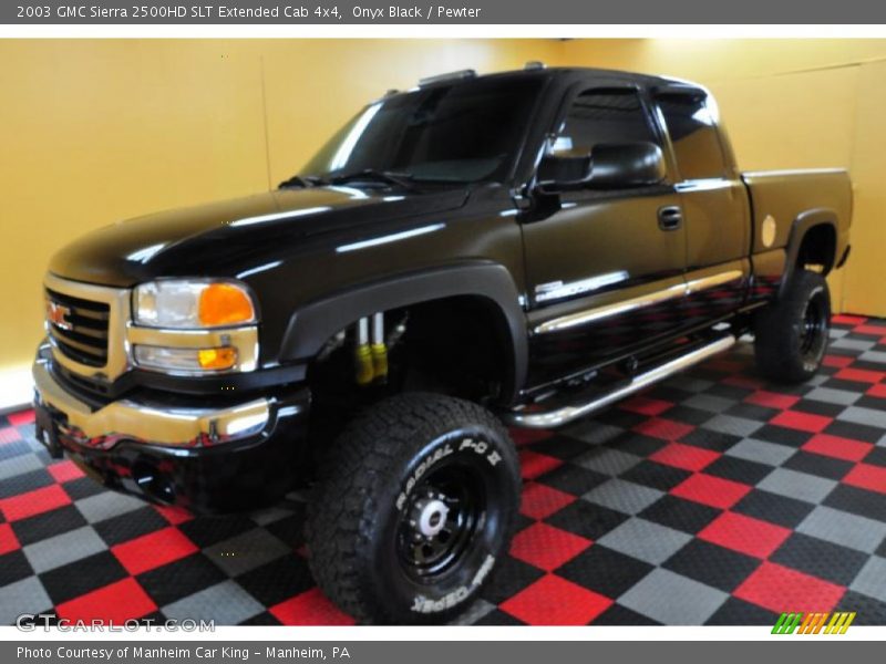 Onyx Black / Pewter 2003 GMC Sierra 2500HD SLT Extended Cab 4x4