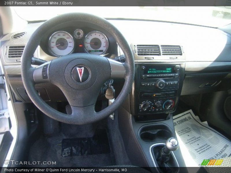 Summit White / Ebony 2007 Pontiac G5