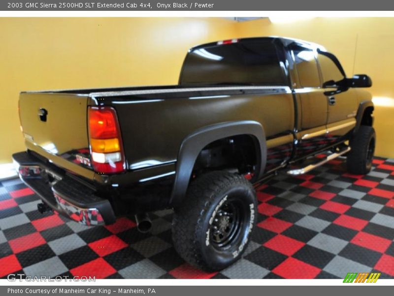Onyx Black / Pewter 2003 GMC Sierra 2500HD SLT Extended Cab 4x4