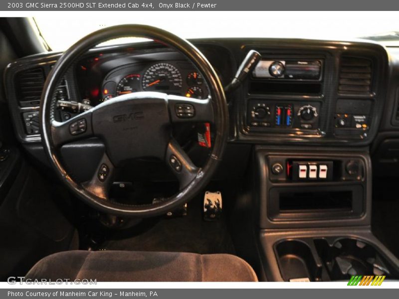 Onyx Black / Pewter 2003 GMC Sierra 2500HD SLT Extended Cab 4x4