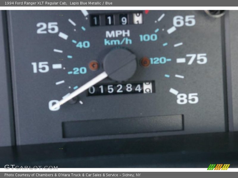 Lapis Blue Metallic / Blue 1994 Ford Ranger XLT Regular Cab