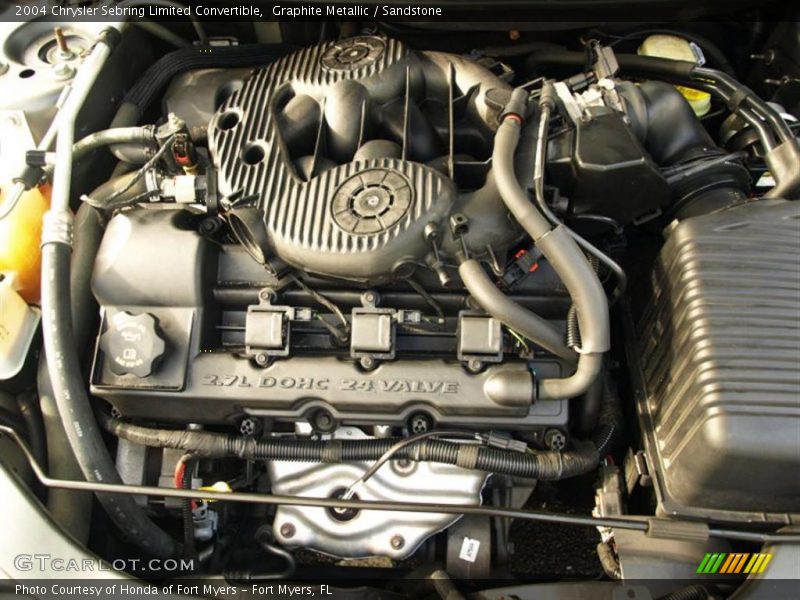 Graphite Metallic / Sandstone 2004 Chrysler Sebring Limited Convertible