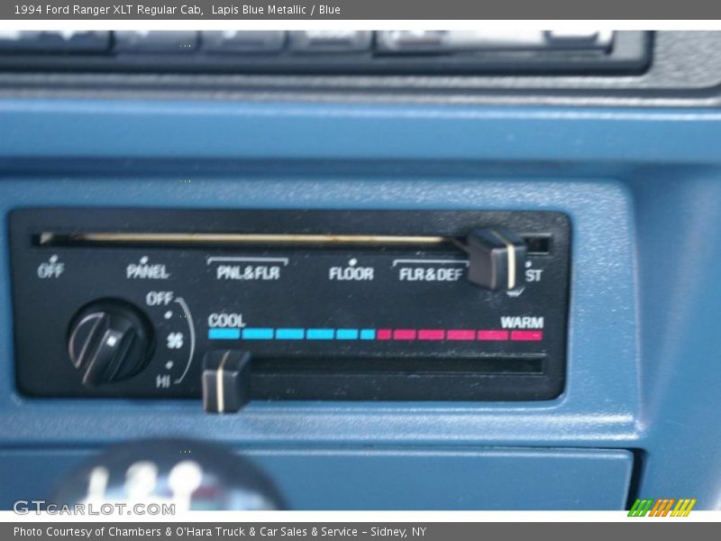 Lapis Blue Metallic / Blue 1994 Ford Ranger XLT Regular Cab