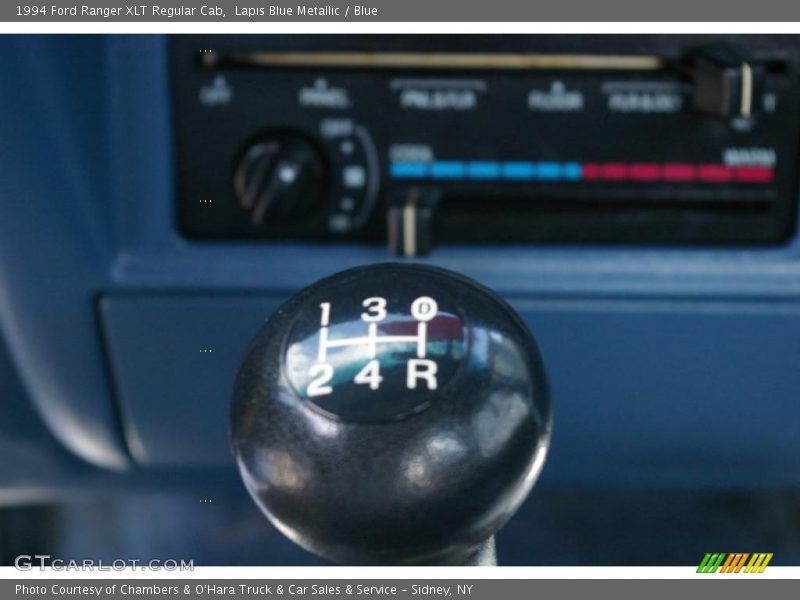 Lapis Blue Metallic / Blue 1994 Ford Ranger XLT Regular Cab