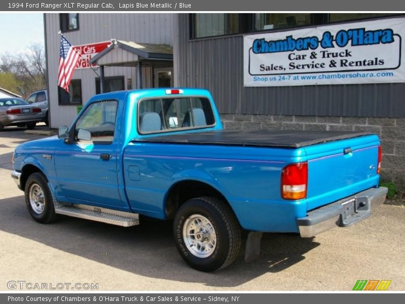 Lapis Blue Metallic / Blue 1994 Ford Ranger XLT Regular Cab