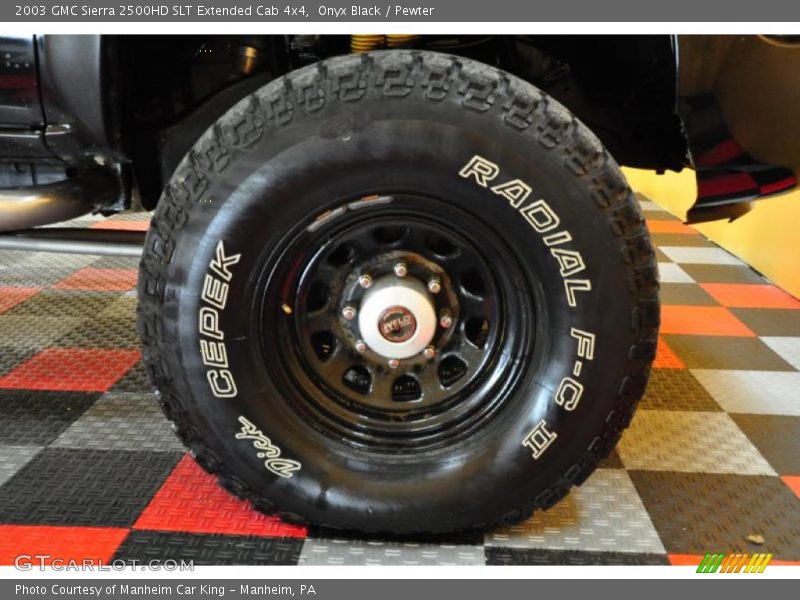 Onyx Black / Pewter 2003 GMC Sierra 2500HD SLT Extended Cab 4x4