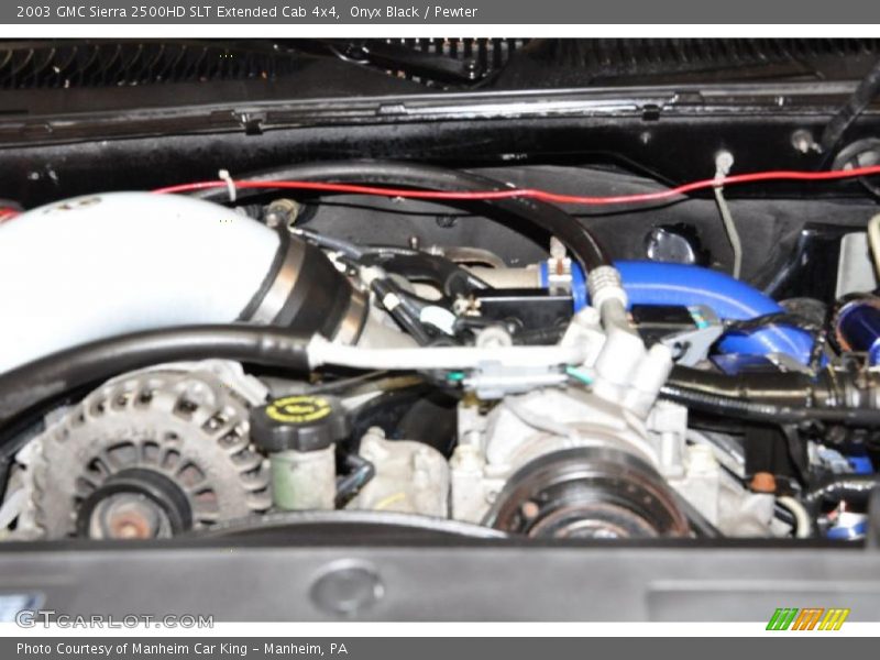 Onyx Black / Pewter 2003 GMC Sierra 2500HD SLT Extended Cab 4x4