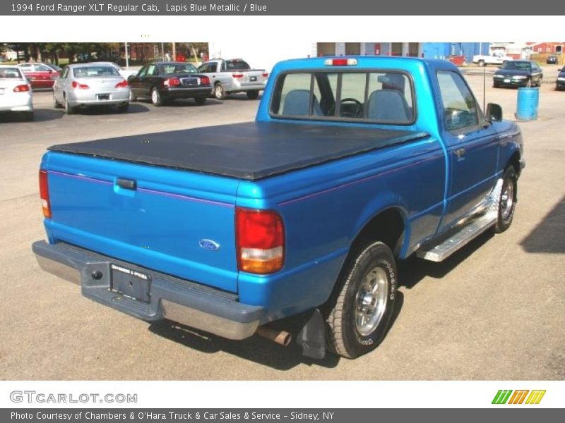 Lapis Blue Metallic / Blue 1994 Ford Ranger XLT Regular Cab