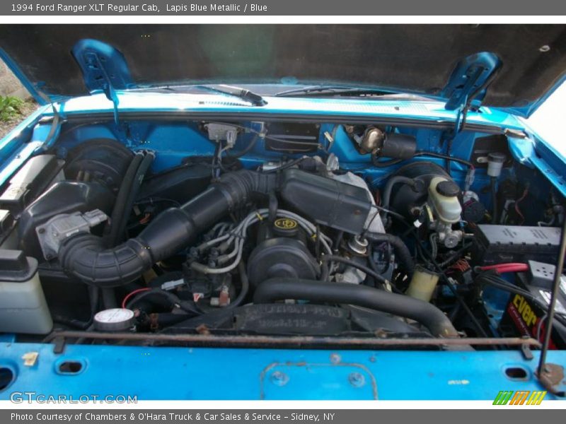Lapis Blue Metallic / Blue 1994 Ford Ranger XLT Regular Cab