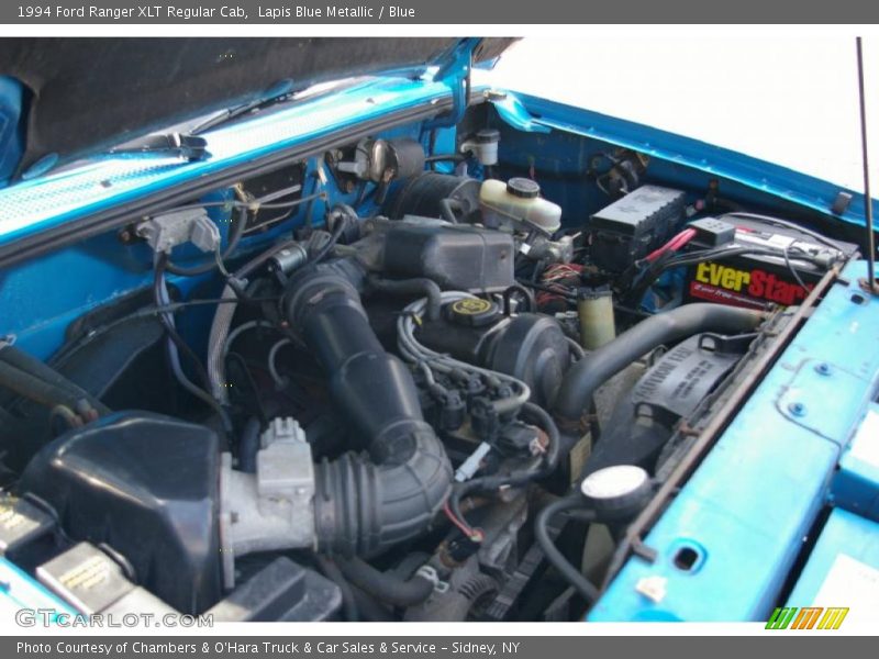 Lapis Blue Metallic / Blue 1994 Ford Ranger XLT Regular Cab